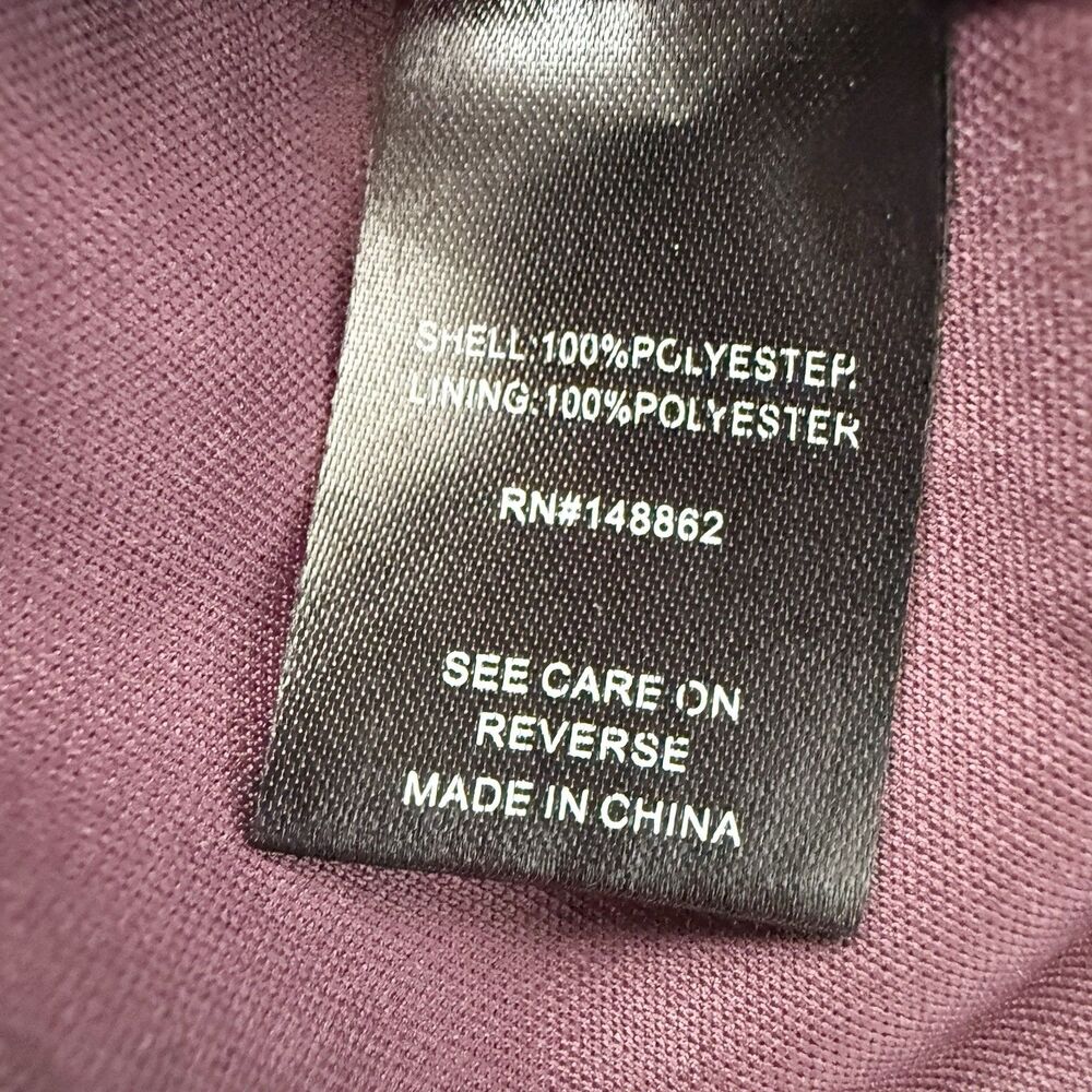 Torrid Mauve Purple Stripe Chiffon Midi Dress Pockets  Size 2X - Picture 7 of 10
